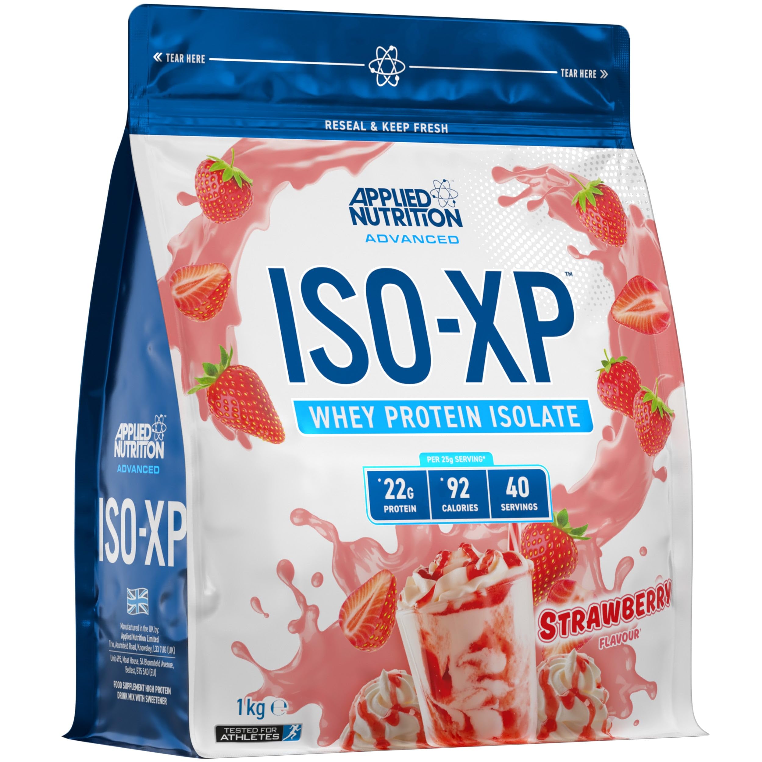 Applied Nutrition ISO XP 1kg Whey Protein Powder - Premium Muscle Recovery & Growth Supplement for Athletes & Bodybuilders | Post-Workout & Gym Nutrition