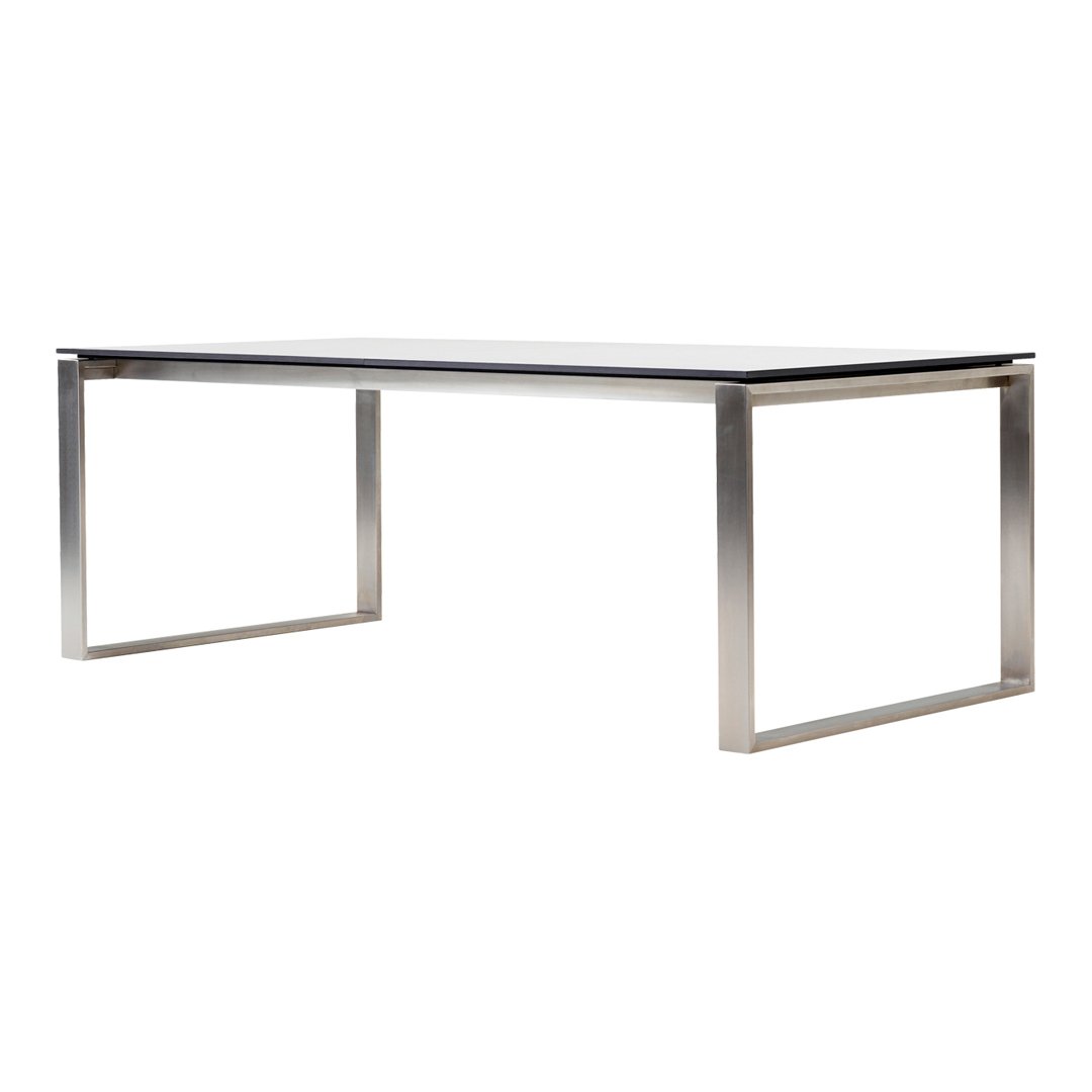 Extendable Edge Outdoor Dining Table - Weather-Resistant Patio Furniture for Garden, Backyard & Poolside Gatherings