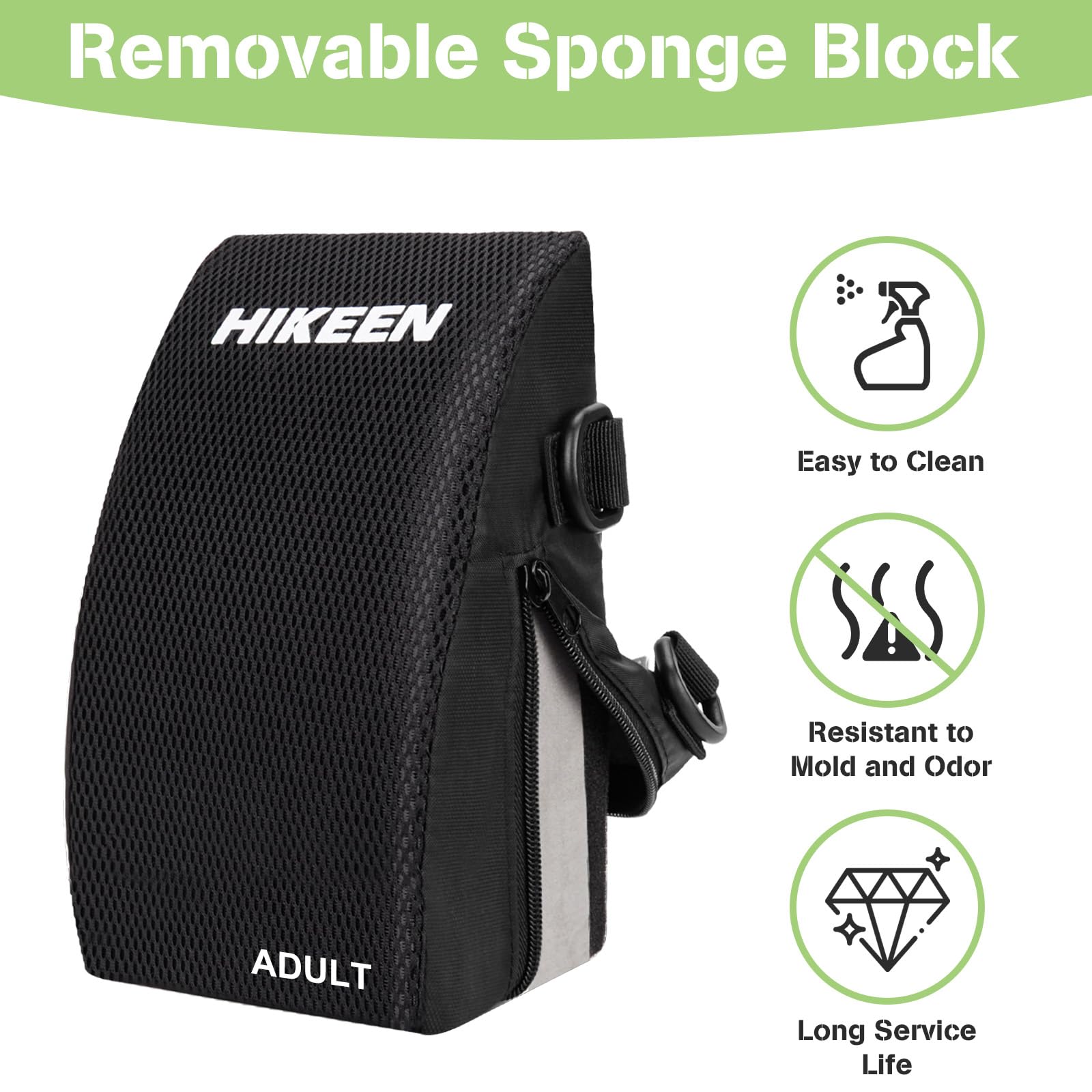 Hikeen Knee Savers for Baseball & Softball Catchers - Removable Sponge Knee Pads with Wedge Support for Adults - Perfect for Catching, Training & Game Protection