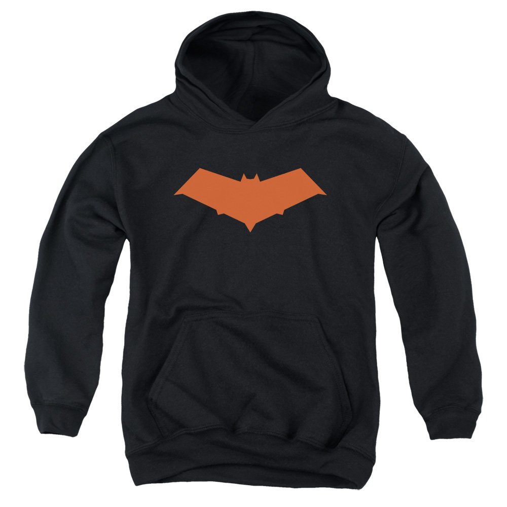 Youth Batman Red Hood Pullover Hoodie - Size YS | Cool Superhero Costume for Kids & Teens | Perfect for Halloween, Cosplay & Casual Wear