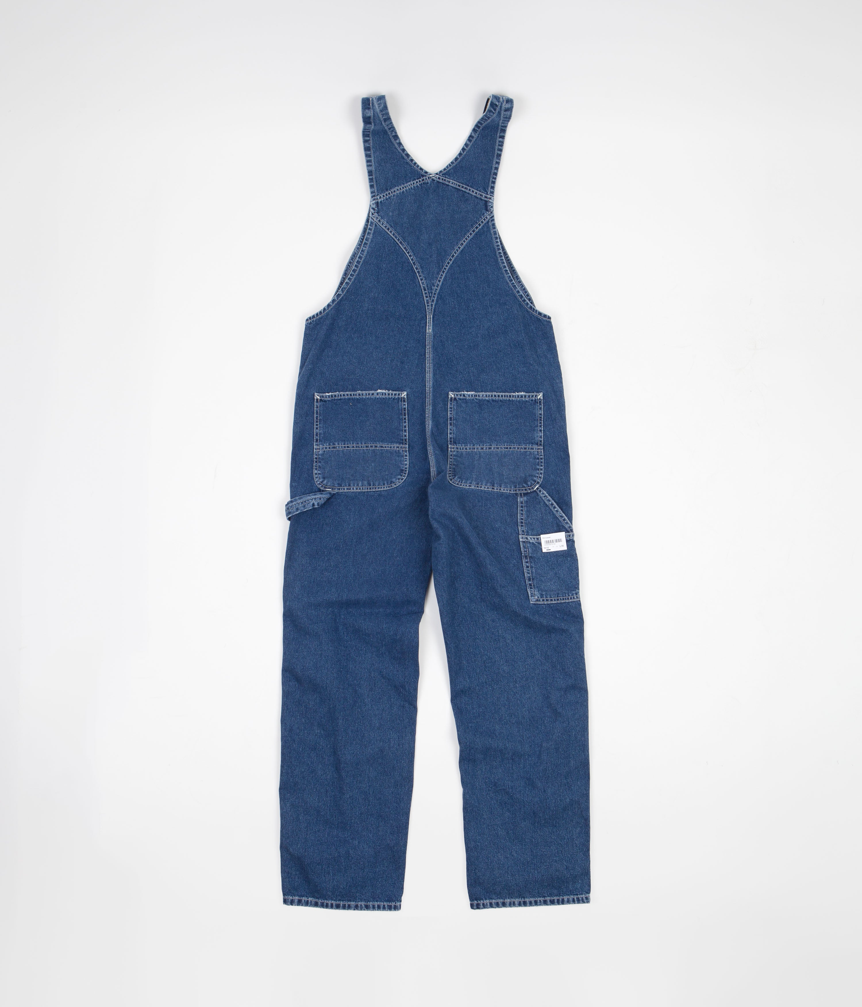Carhartt Men's Durable Bib Overalls - Heavy Duty Workwear Coveralls in Blue - Perfect for Construction, Farming & Outdoor Work