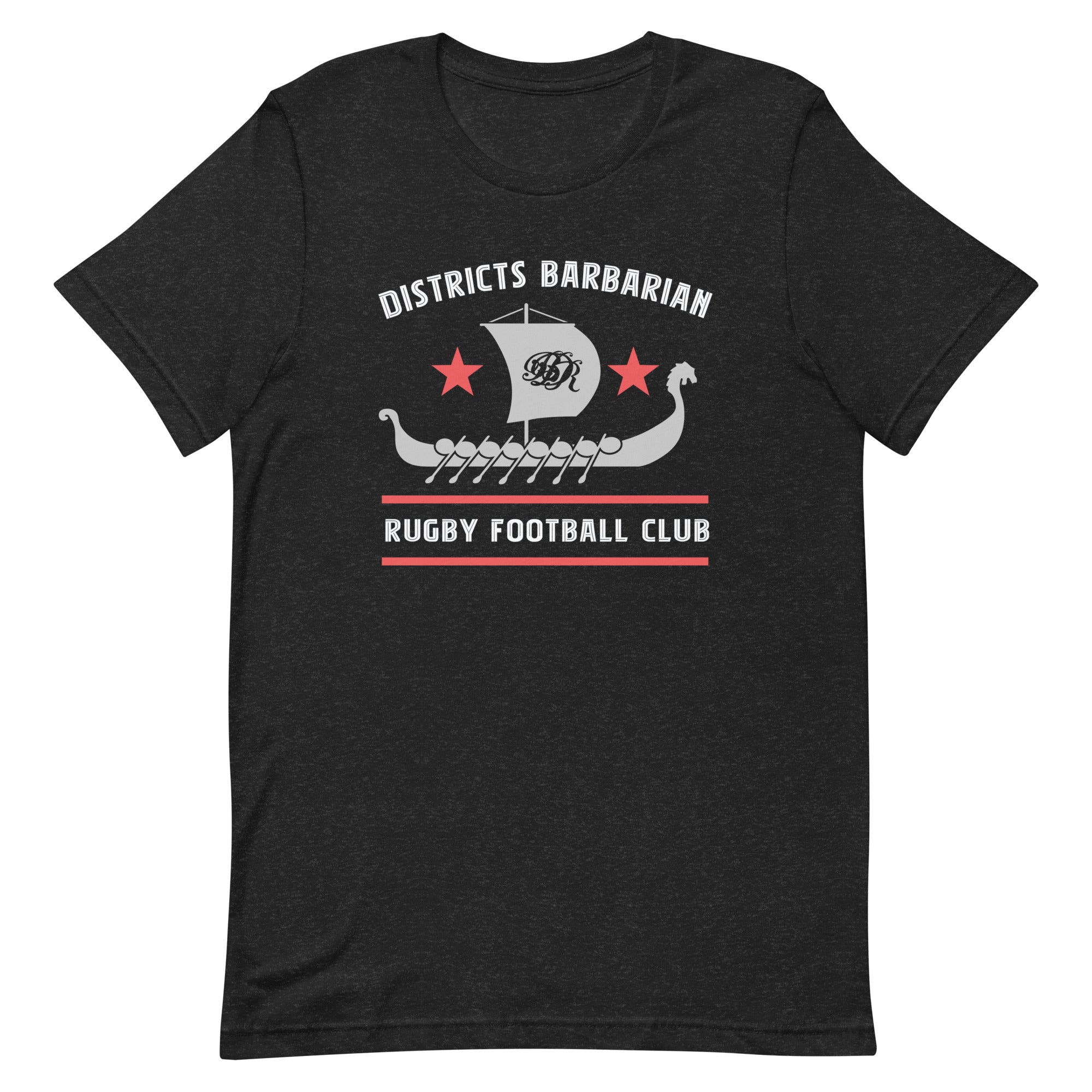 Districts Barbarian RFC Social T-Shirt for Men - Comfortable Cotton Crew Neck Tee for Casual Wear, Sports & Outings