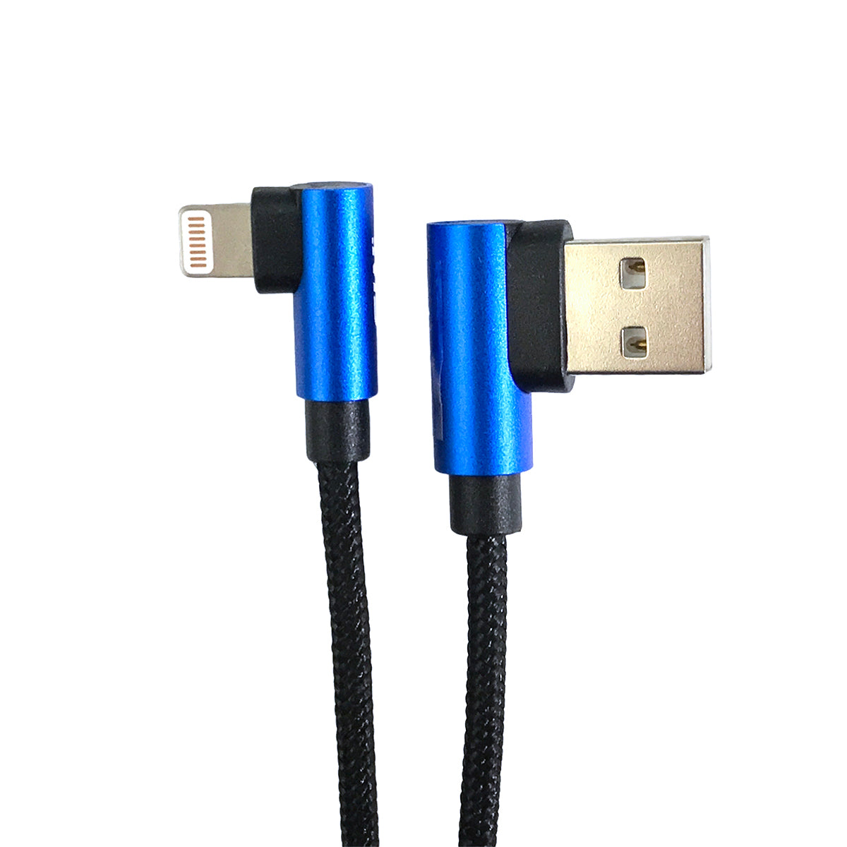 Premium Right Angle Lightning to USB Cable - Fast Charging & Sync for iPhone - Perfect for Gaming, Car Use & Tight Spaces