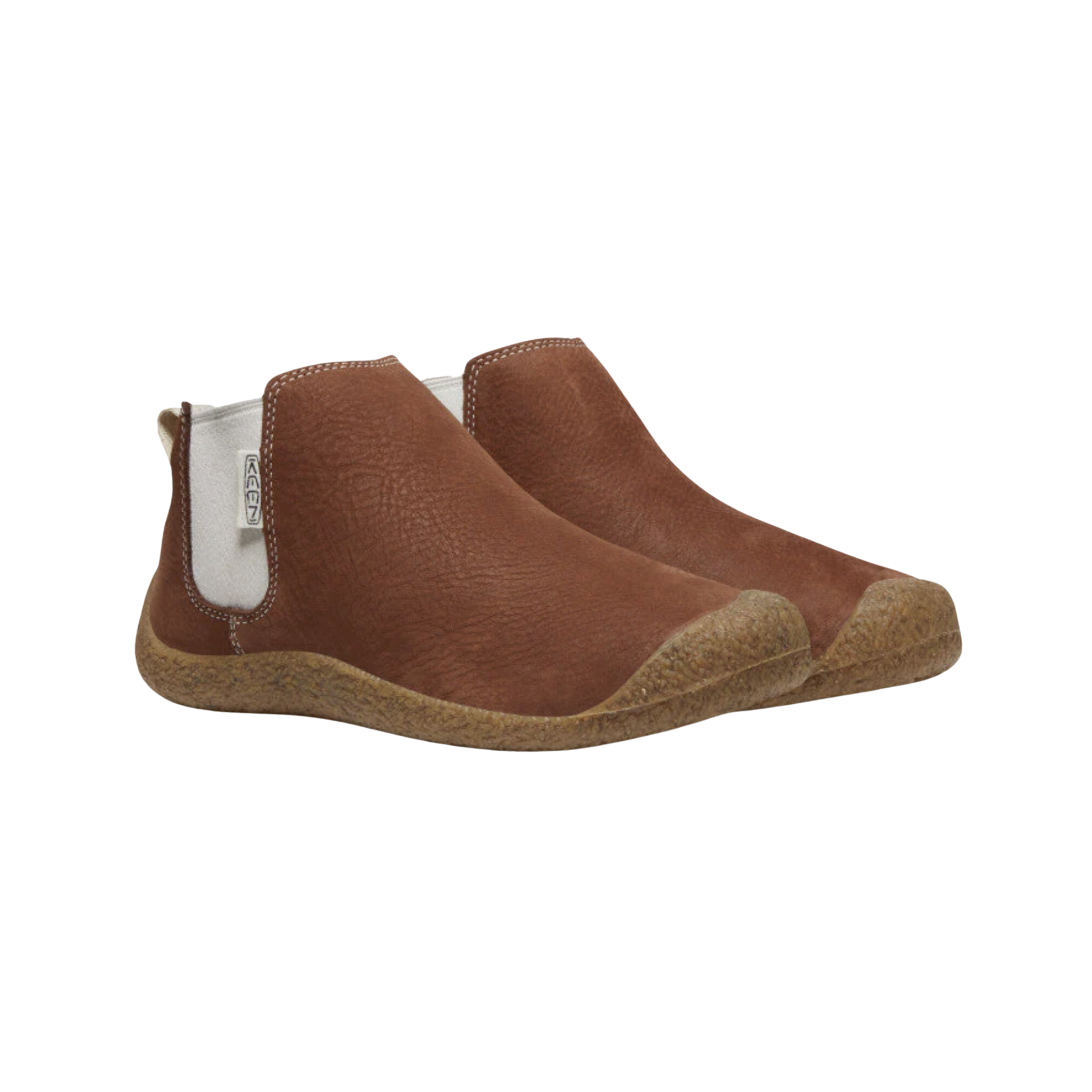 Women's Mosey Chelsea Leather Boots - Tortoise Shell/Birch Color - Regular Width - Comfortable Ankle Boots for Casual Wear & Fall Fashion
