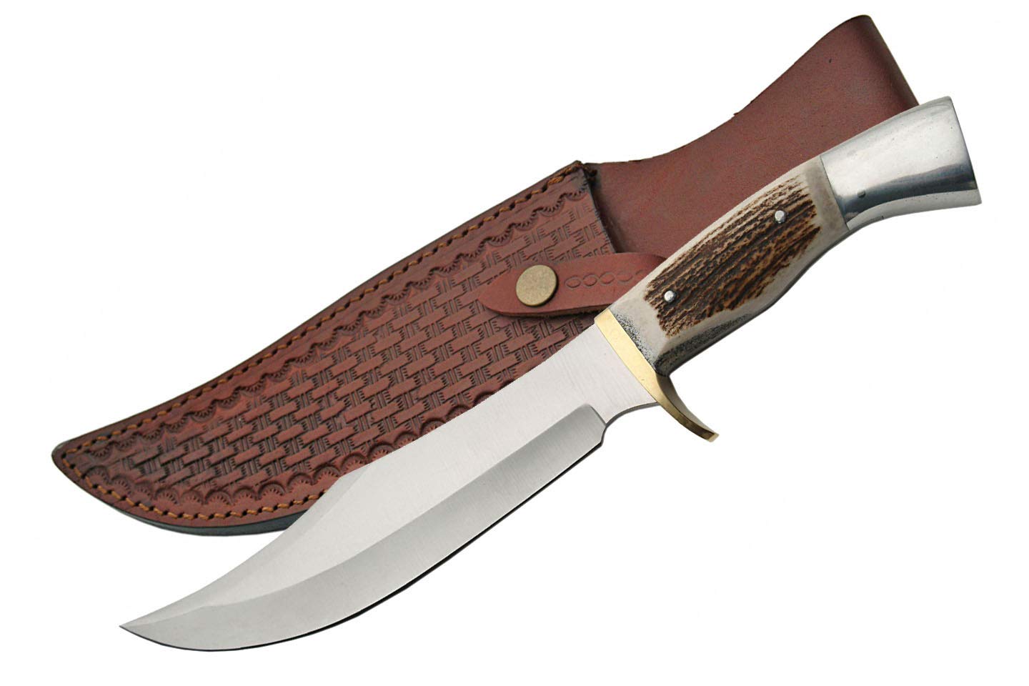 Szco Supplies Iron Cougar 2 - Premium Hunting Knife with Sheath | Durable Outdoor Survival Knife for Camping, Hunting & Bushcraft