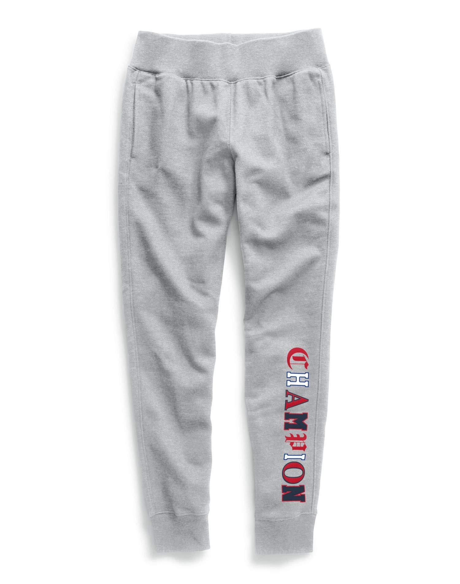 Champion Women's Reverse Weave Jogger Pants with Old English Lettering - Comfortable Fleece-Lined Sweatpants for Lounge, Gym & Casual Wear