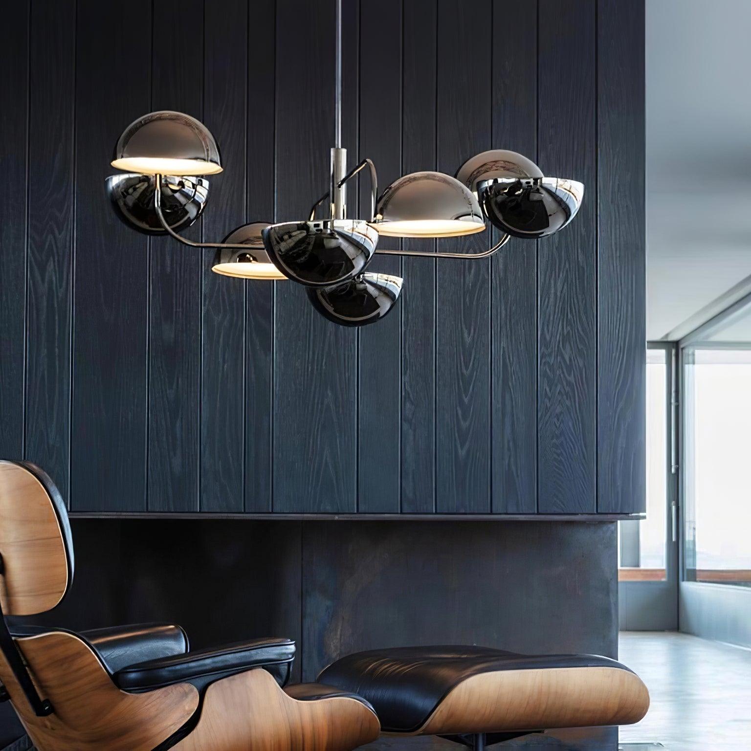Elisabeth Penta Chandelier - Modern Crystal Ceiling Light Fixture for Dining Room, Living Room & Bedroom | Elegant Lighting Decor for Home & Office