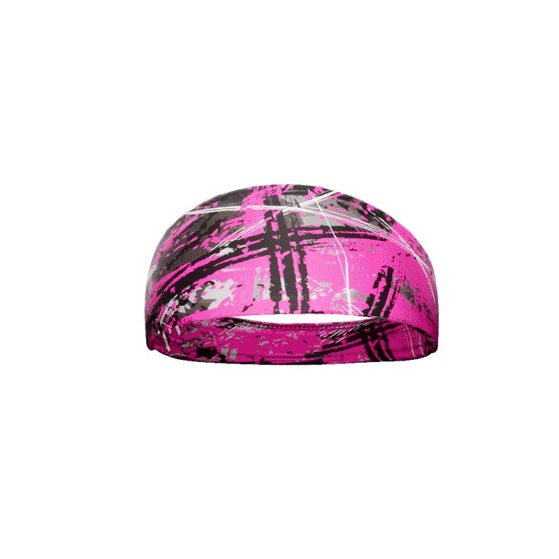 Wicked Pink Headband for Women - Soft Stretchy Workout Headband for Running, Yoga, and Fitness - Non-Slip Hair Accessory for Sports & Daily Wear