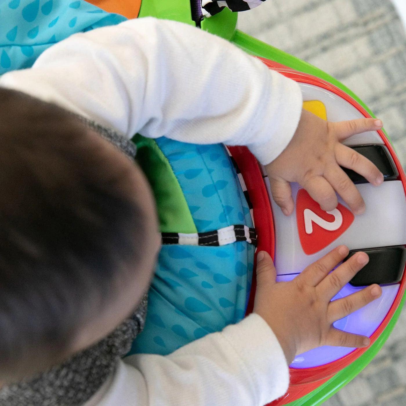 Baby Einstein Neighborhood Friends Activity Jumper - Interactive Baby Bouncer with Lights & Music for Early Learning - Perfect for Playtime, Nursery, and Developmental Stimulation