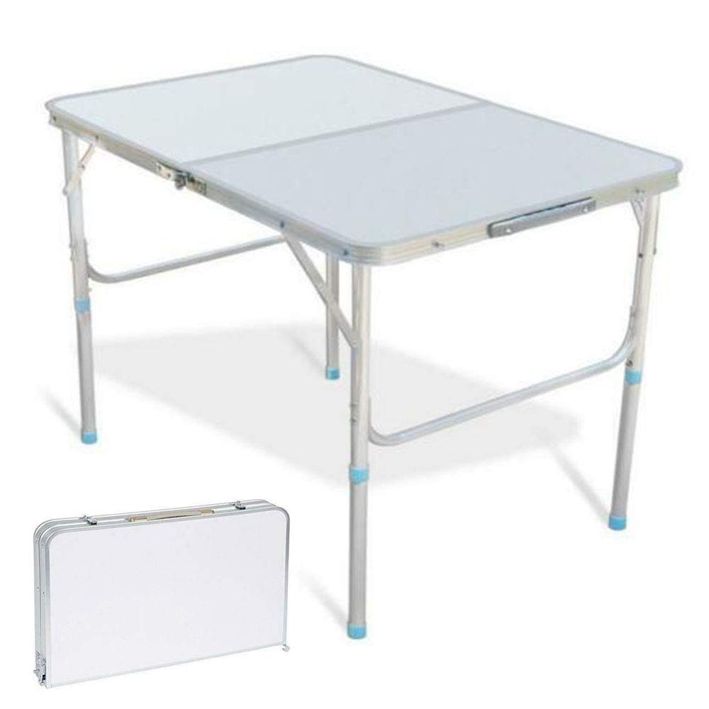 3FT Sturdy Portable Folding Picnic Camping Table - Lightweight Multi-Purpose Indoor Outdoor Table for Picnics, Camping, BBQ, Patio, Office & Travel | Perfect as Laptop Desk, Grill Side Table, Kids Play Table & Beach Dining