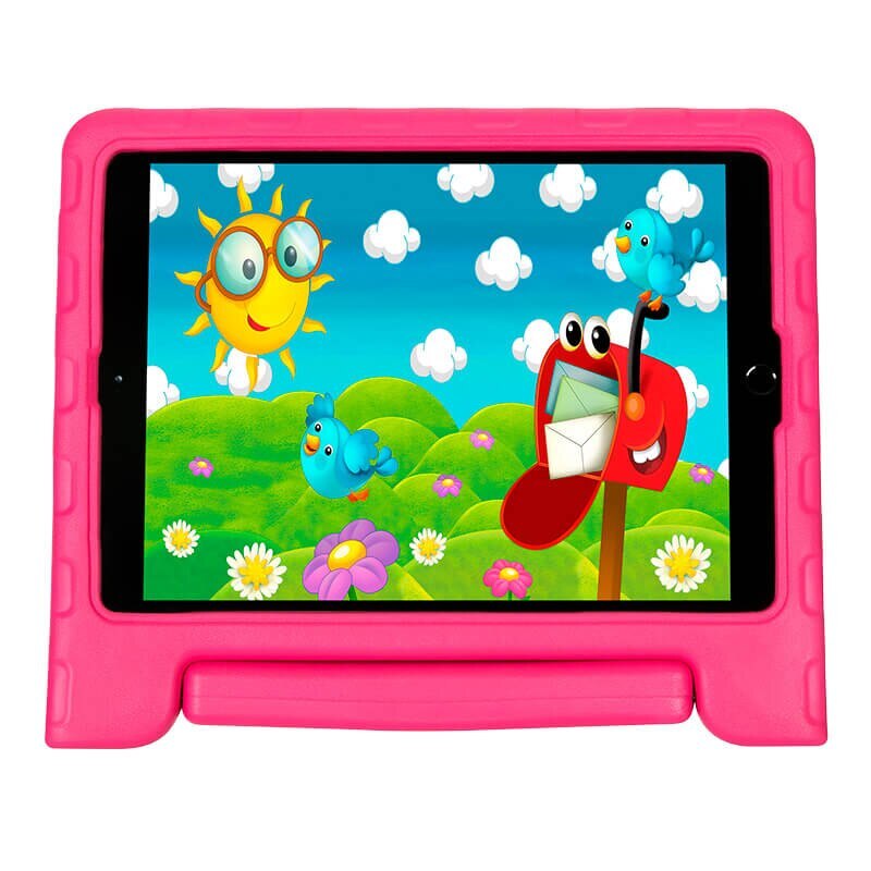 Targus Antimicrobial iPad Folio Case for Kids - Pink | Protective Cover for School, Travel & Daily Use