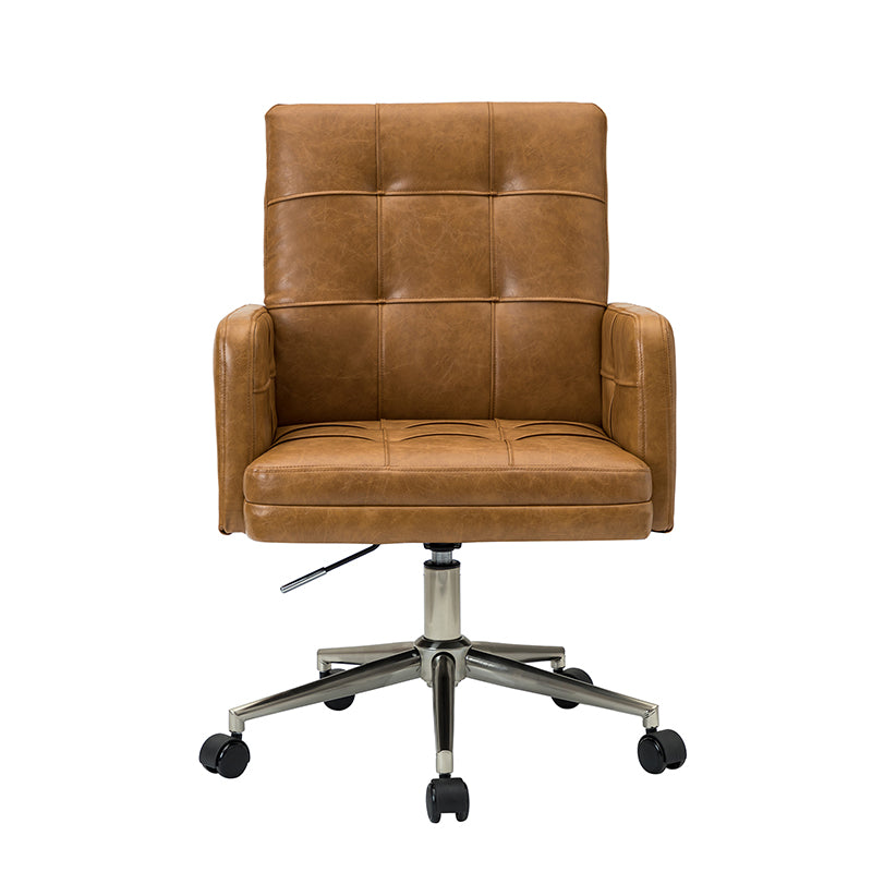 Ergonomic Leo Task Chair - Adjustable Office Chair with Lumbar Support for Home & Office Workspaces - Perfect for Long Hours of Sitting, Computer Work, and Study Sessions