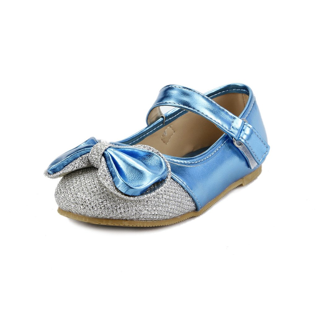 The Doll Maker Gold Sparkle Mary Jane Shoes - Elegant Glitter Flats for Women & Girls | Perfect for Weddings, Parties & Special Occasions