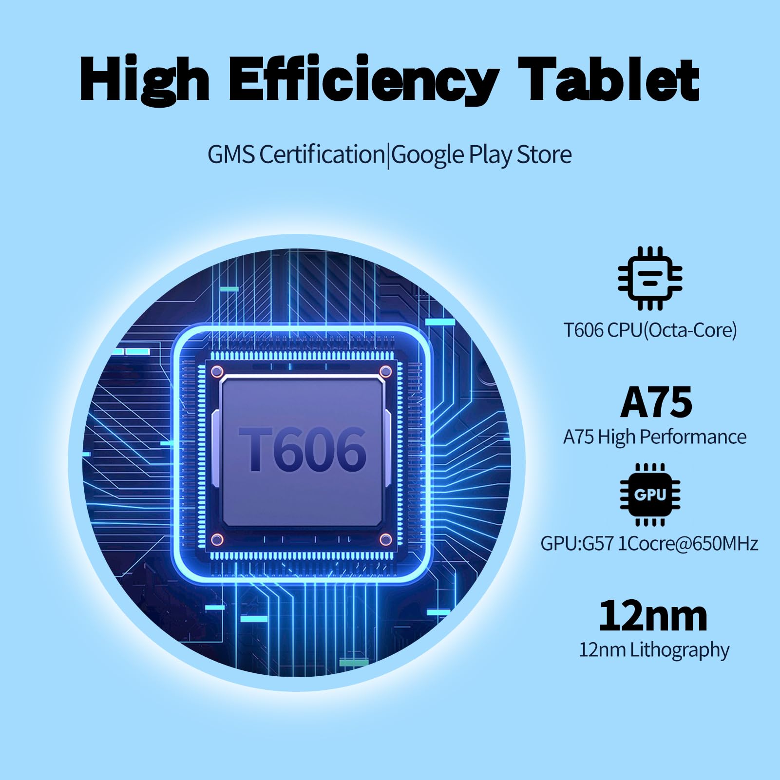 10.1 Inch Android Tablet with 4G LTE, Android 13 OS, 12GB RAM (6+6GB Expandable), 128GB Storage, Dual Camera (8MP+5MP), 5G WiFi, IPS HD Display (1280x800), Bluetooth 5.0, GPS, 8000mAh Battery - Includes Protective Case (Gray) - Perfect for Work, Study, Streaming & Travel