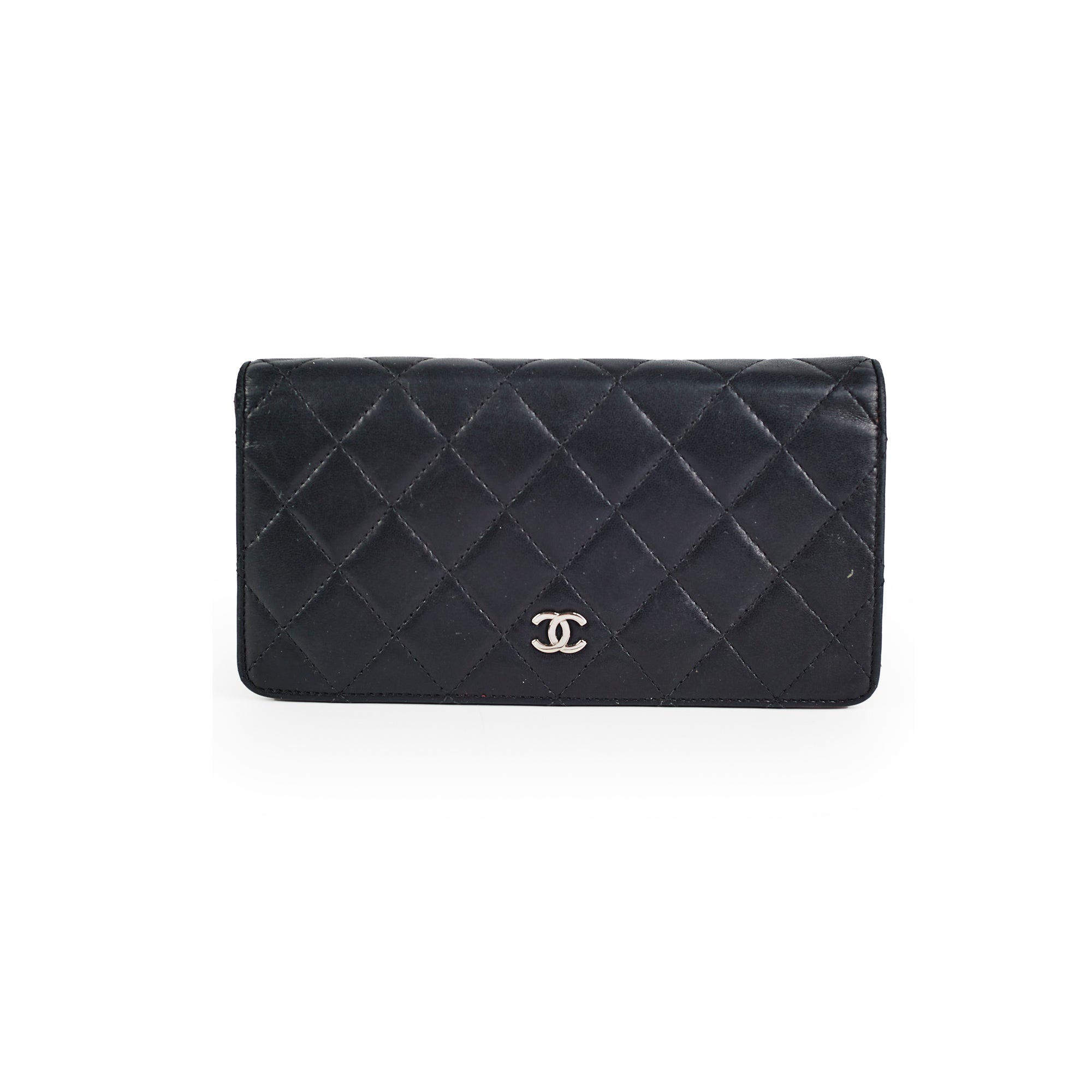 Chanel Classic Quilted Black Leather Wallet for Women | Luxury Designer Card Holder & Coin Purse | Perfect for Everyday Use, Travel & Gifting