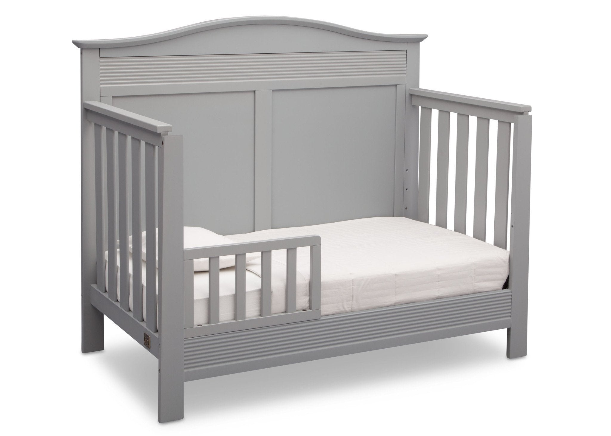 Barrett 4-in-1 Convertible Baby Crib - White Nursery Furniture for Newborn to Toddler | Perfect for Modern Nursery, Bedroom & Daycare