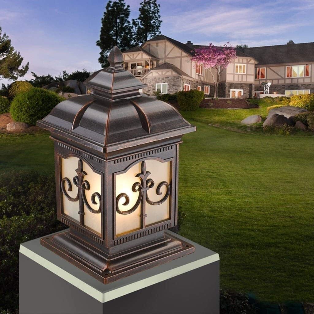 Waterproof LED Garden Pillar Lights - Outdoor Column Lights for Patio, Lawn, Villa, Park & Street Decoration | Perfect for Pathways, Driveways, and Landscape Lighting