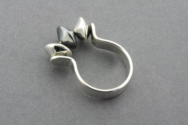 Sterling Silver Masoor Ring for Women - Elegant Indian Handmade Jewelry for Weddings, Parties & Daily Wear