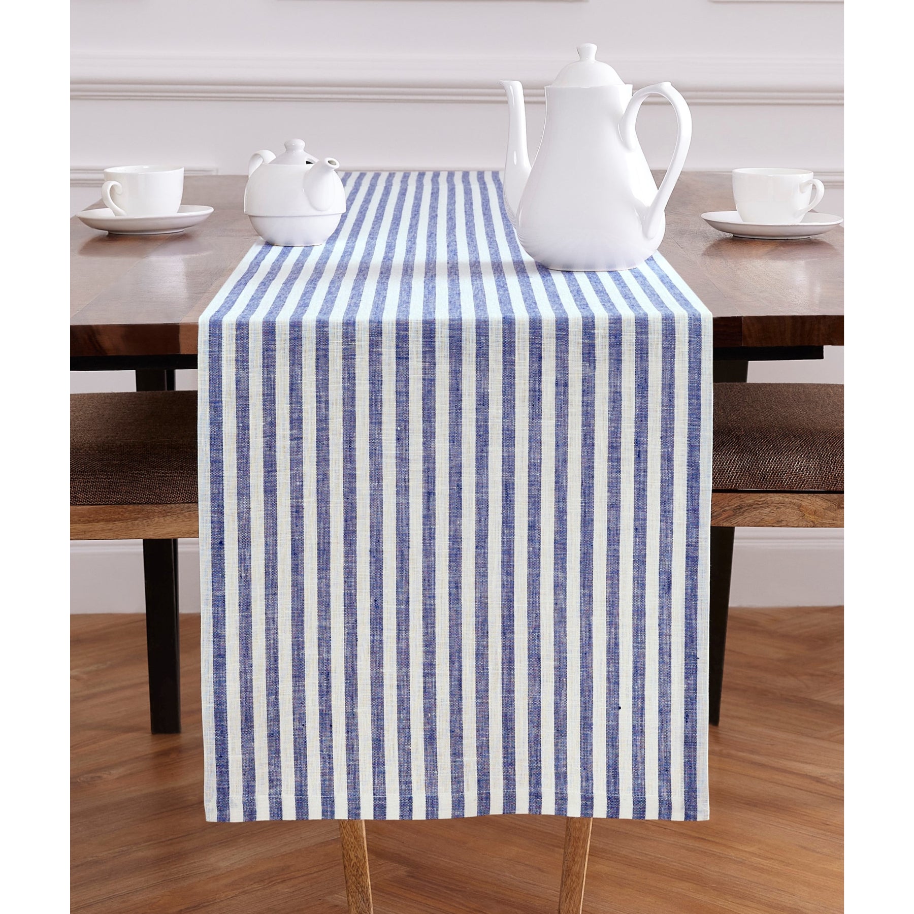 Amalfi Stripe Table Runner - 16 Inch & 18 Inch Wide - Perfect for Dining Tables, Buffets, and Holiday Decor - On Sale Now