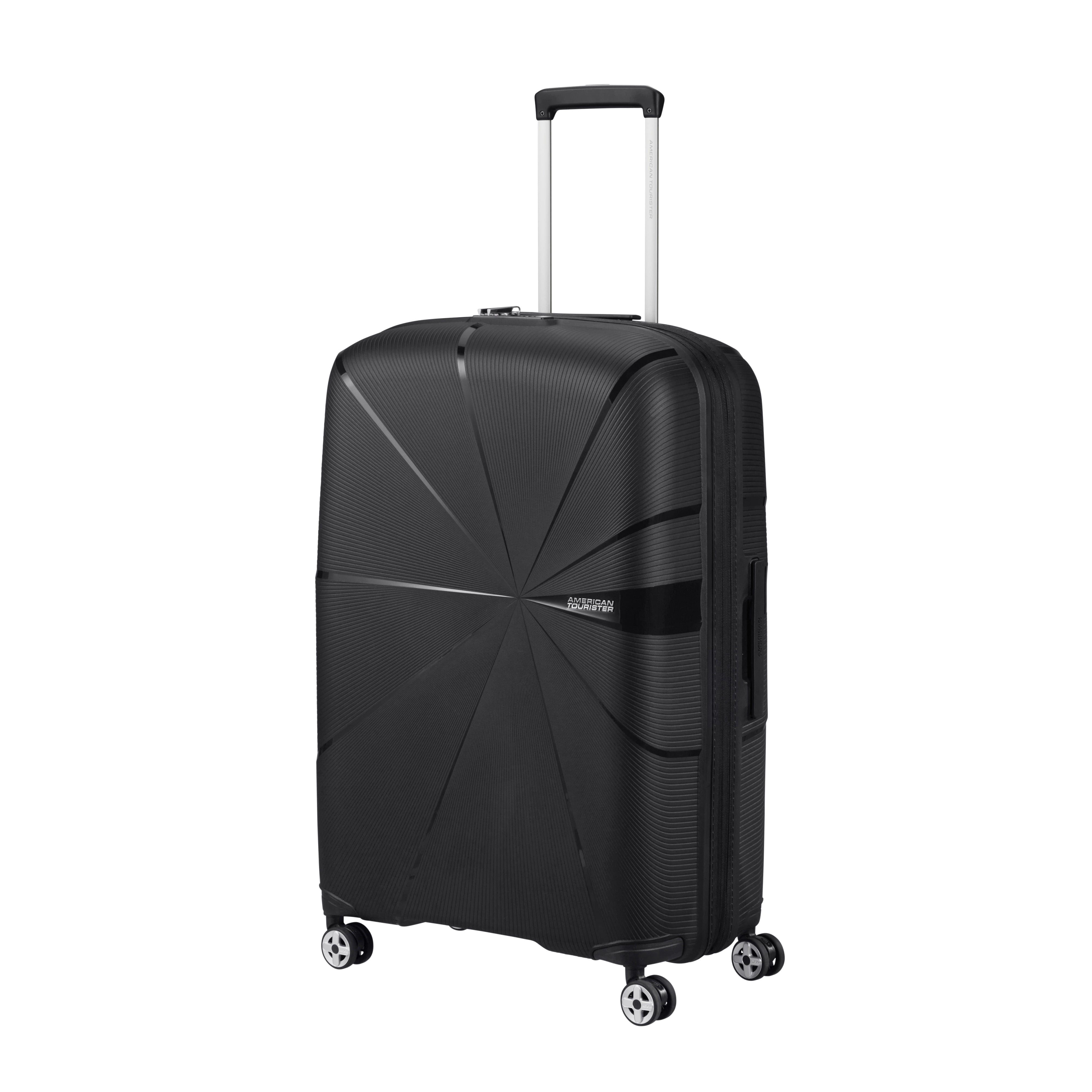 American Tourister StarVibe 3-Piece Expandable Spinner Luggage Set - Lightweight Suitcase for Travel, Business Trips & Family Vacations | Durable Hardshell Luggage with 360° Wheels