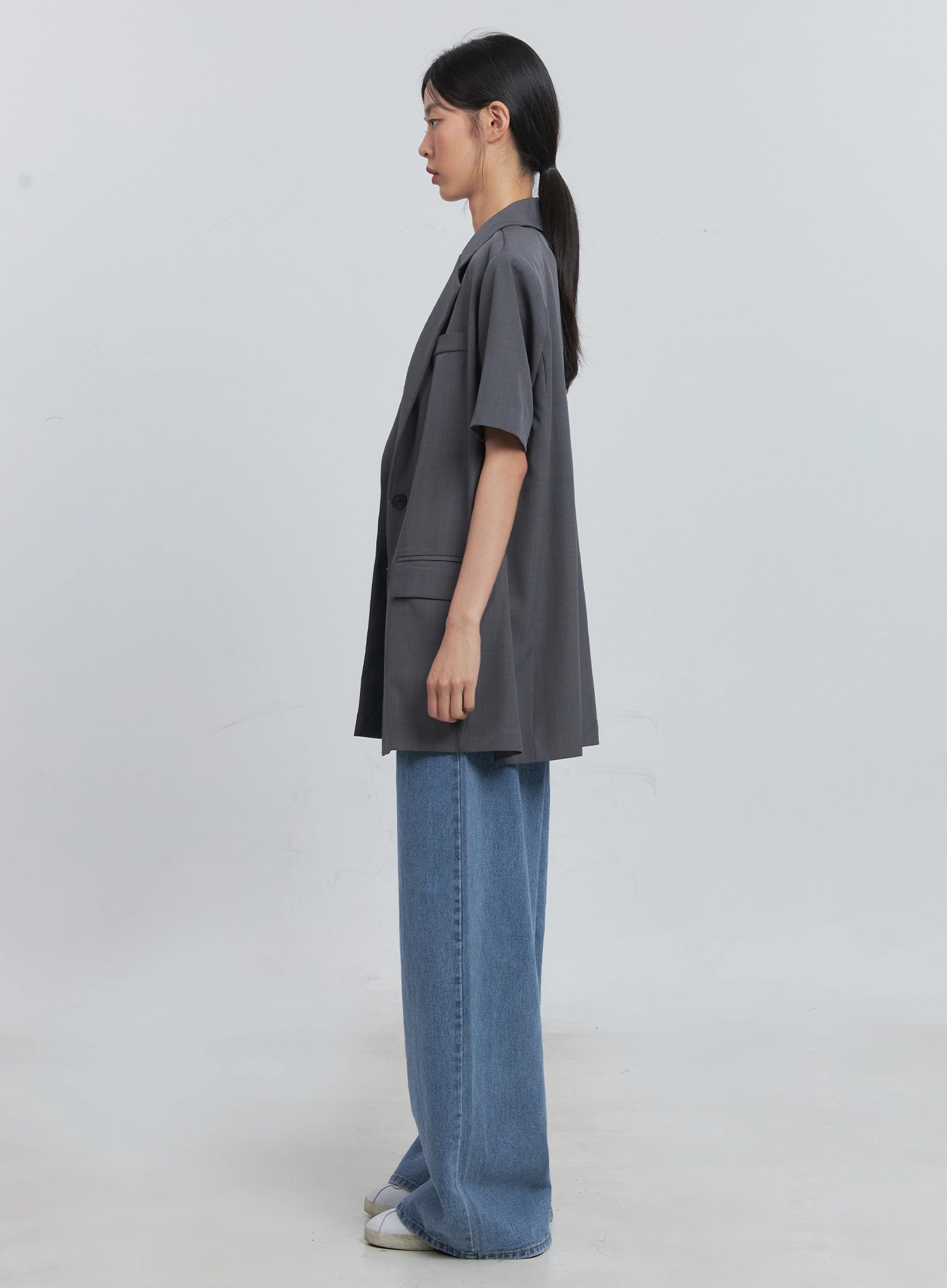 Daniela High Waisted Wide Leg Jeans for Women - Stretchy Comfort Denim Pants - Perfect for Casual Outings, Office Wear & Date Nights
