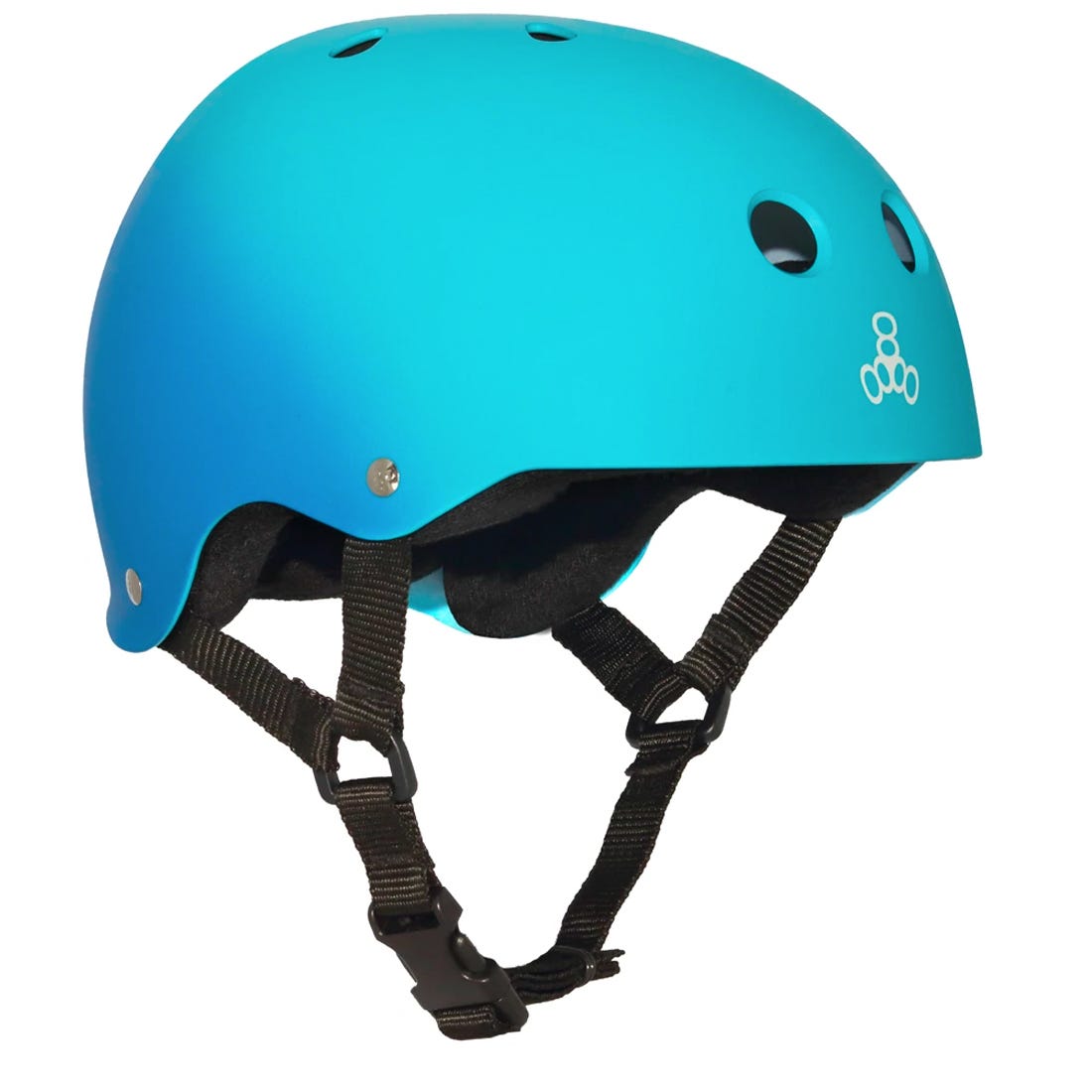 Triple Eight Sweatsaver Helmet - Certified Skateboard & Bike Helmet for Adults & Kids - Lightweight & Breathable for Skating, Cycling & Scooters