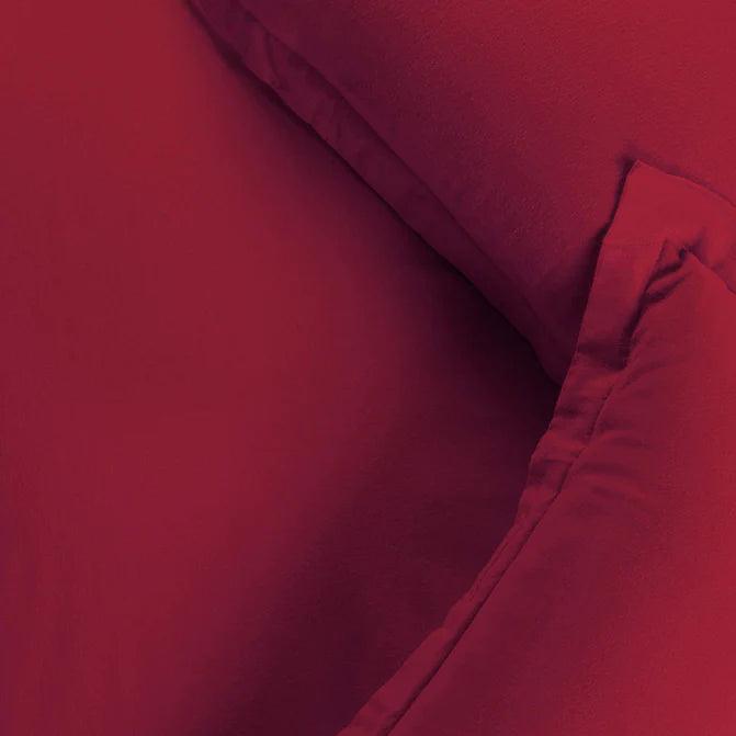Soft Cotton Flannel Solid Duvet Cover Set with Button Closure - Cozy Bedding for Winter Nights, Guest Rooms & Cabin Retreats