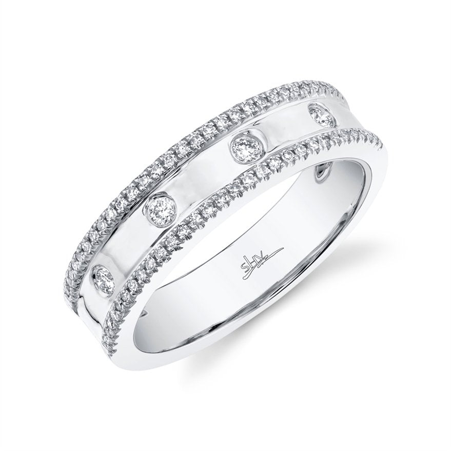 14K Gold 0.23 CTW Diamond Accent Ring for Women - Elegant Wedding Band, Anniversary Gift, or Everyday Jewelry - Perfect for Special Occasions & Daily Wear