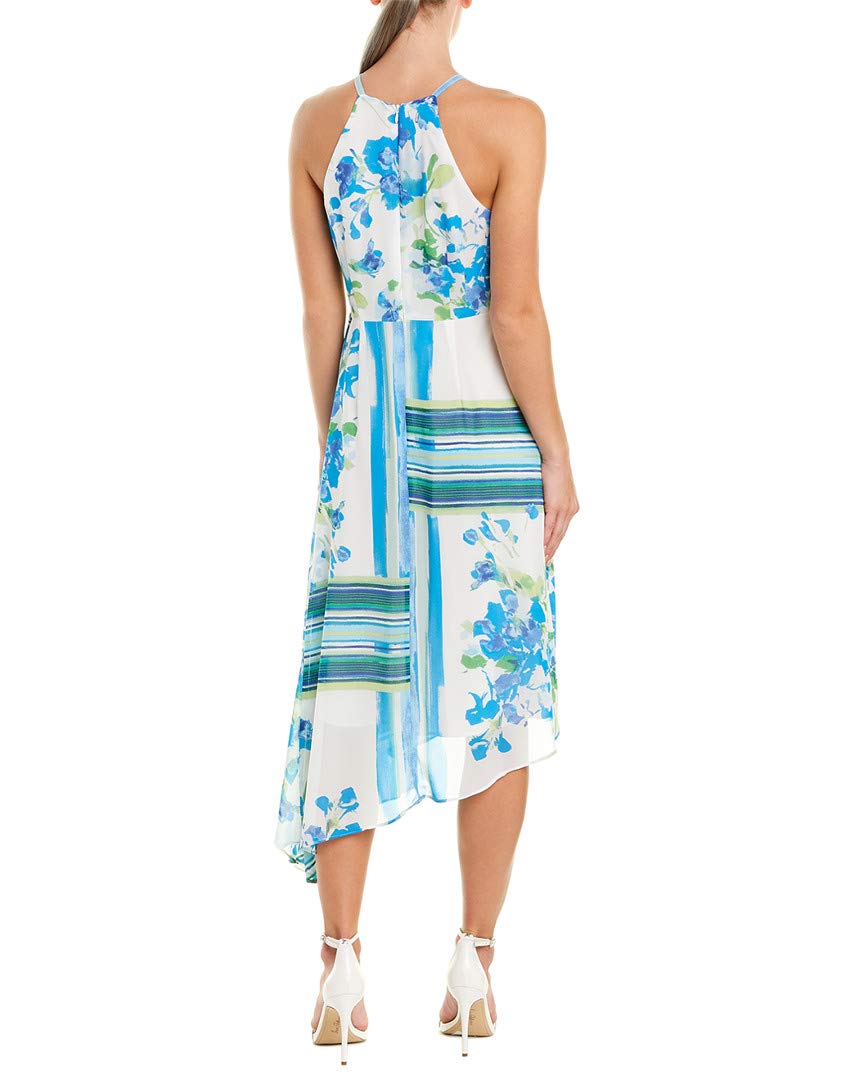 Donna Morgan Women's Halter Top Dress - Flowy Summer Sundress for Beach, Party & Vacation | Sexy Spaghetti Strap Cocktail Dress with Side Slit