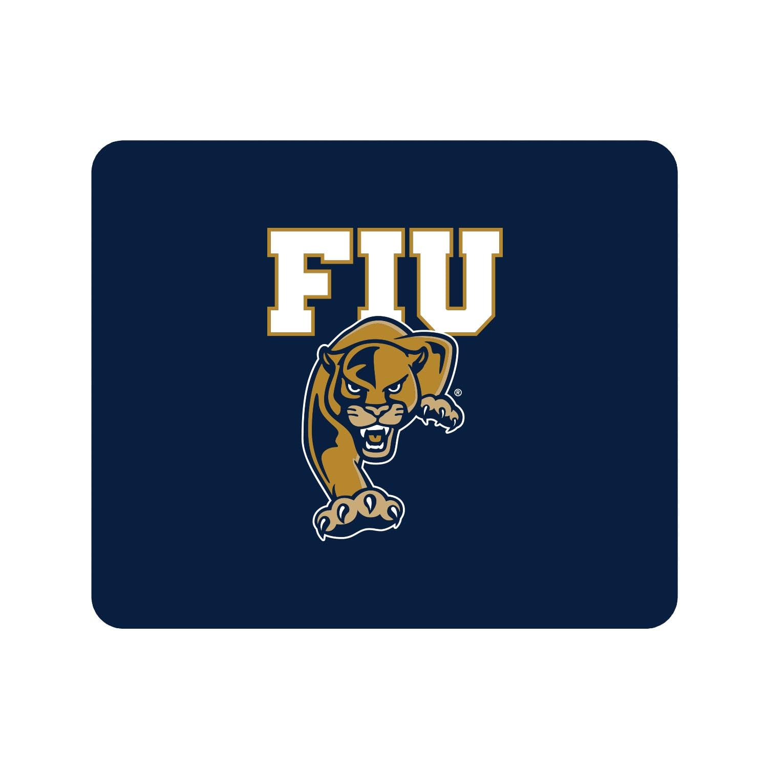 Florida International University Mouse Pad - Non-Slip Fabric Gaming & Office Desk Mat for Computers, Laptops - Perfect for Work, Study & Gaming (Classic Black)