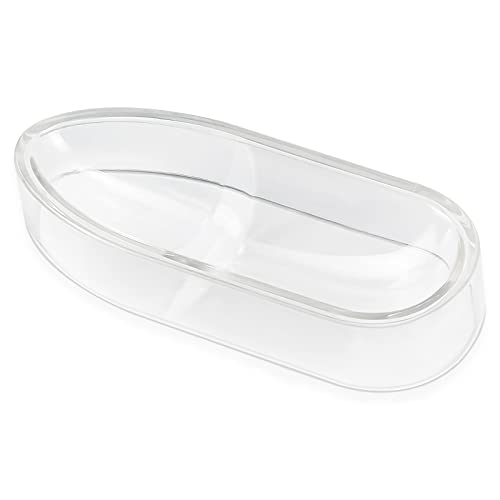 French Tip Dip Nail Mold Tray for Dipping Powder System - Clear Acrylic Nail Accessories Kit for Salon & Home Manicure | DIY Nail Art Design & Professional Nail Extension