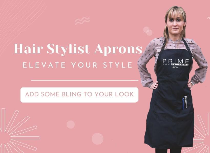 PRIME PRO EXTREME® Waterproof Hairdresser Apron with Pockets - Professional Barber Salon Cape for Men & Women - Perfect for Hair Cutting, Coloring, Styling and Beauty Treatments
