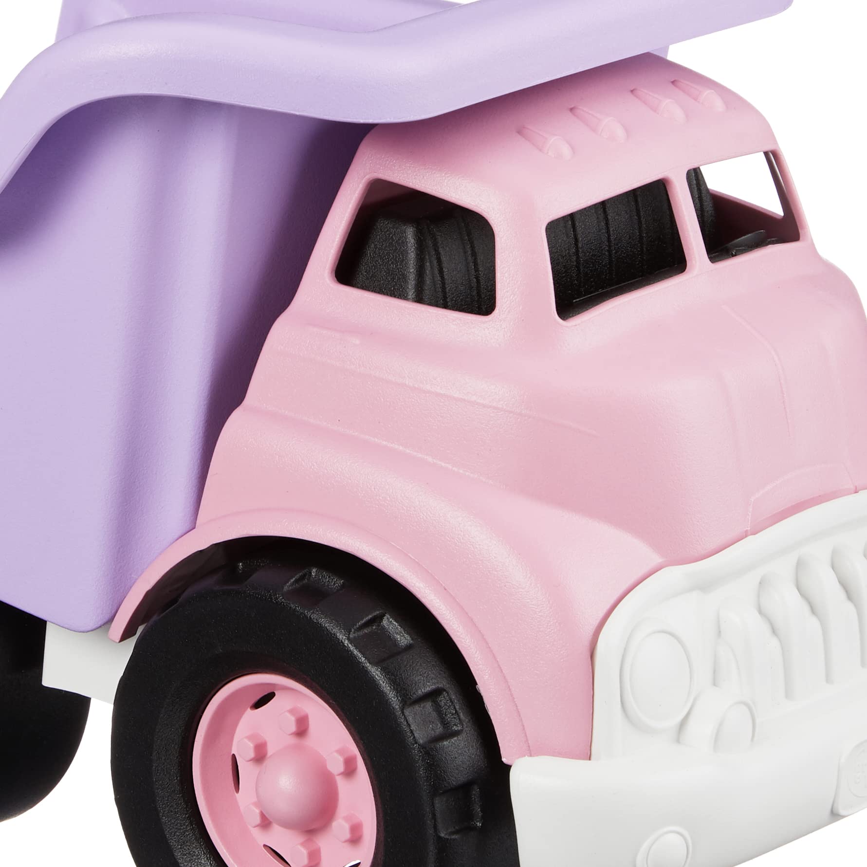 Green Toys Dump Truck Pink - Eco-Friendly Plastic Construction Toy for Kids | Fun Sandbox, Beach & Outdoor Play Vehicle for Toddlers & Preschoolers