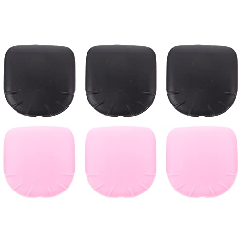 Beaupretty 6pcs Silicone Makeup Brush Covers - Travel Makeup Brush Protector Set with Anti-Loss Design for Cosmetics & Facial Mask Brushes | Perfect for Travel, Home & Professional Makeup Organization