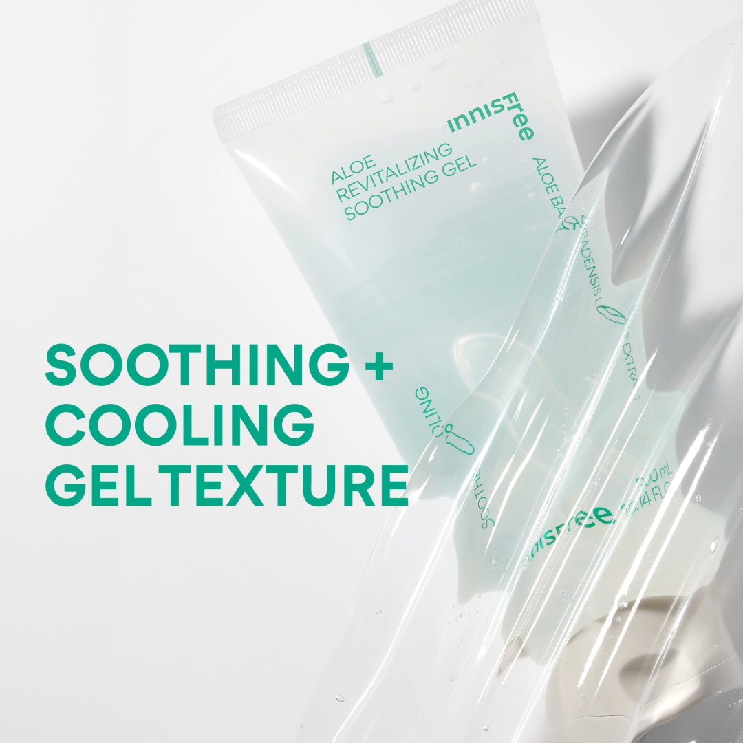 Aloe Vera Soothing Gel for Sunburn Relief & Skin Hydration - Perfect for After Sun Care, Dry Skin & Irritation