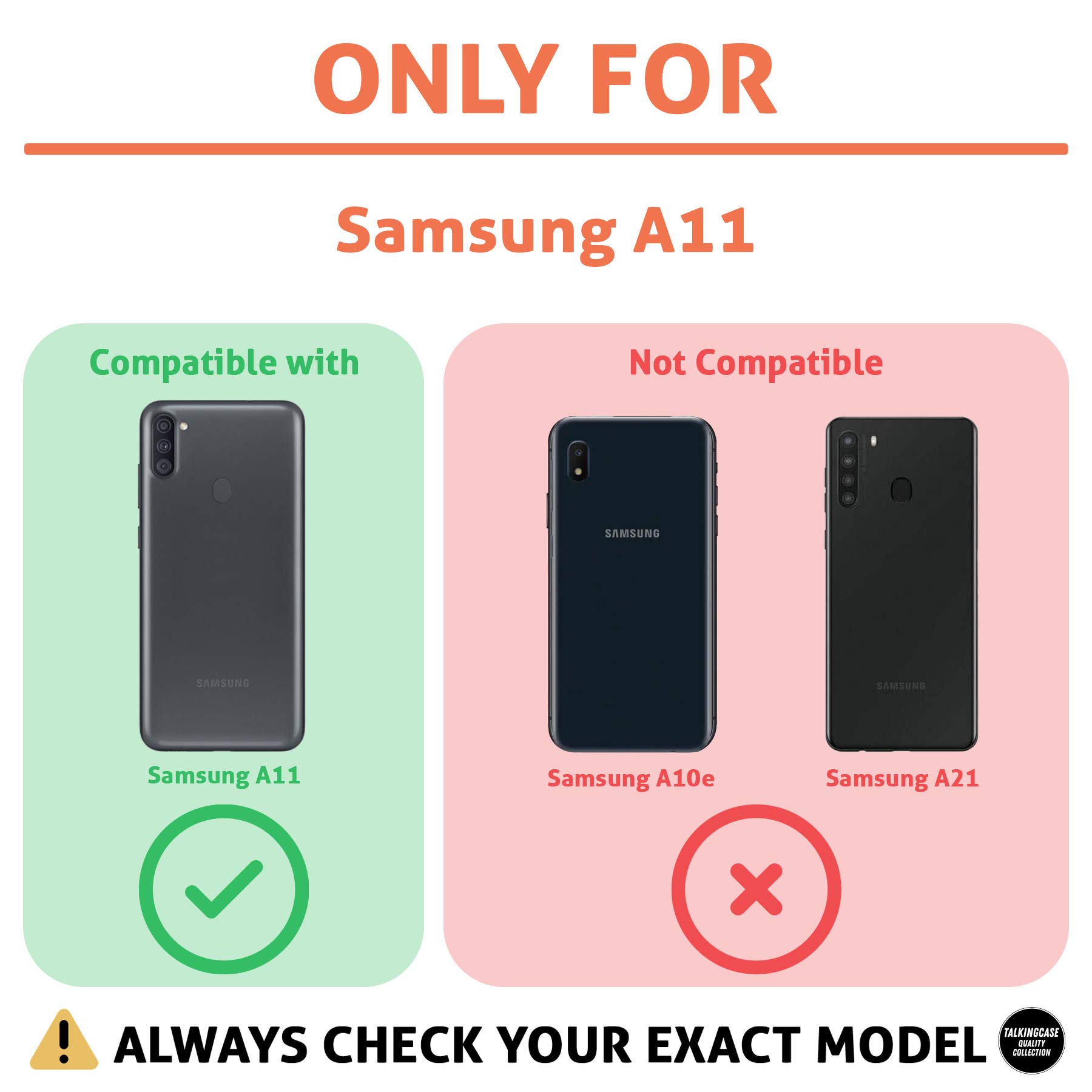 Clear TPU Phone Case for Samsung Galaxy A11 SM-A115M | Ultra Thin Lightweight Protective Cover | Anti-Scratch Shockproof Design | Includes Tempered Glass Screen Protector | Perfect for Gaming & Daily Use | Designed in USA