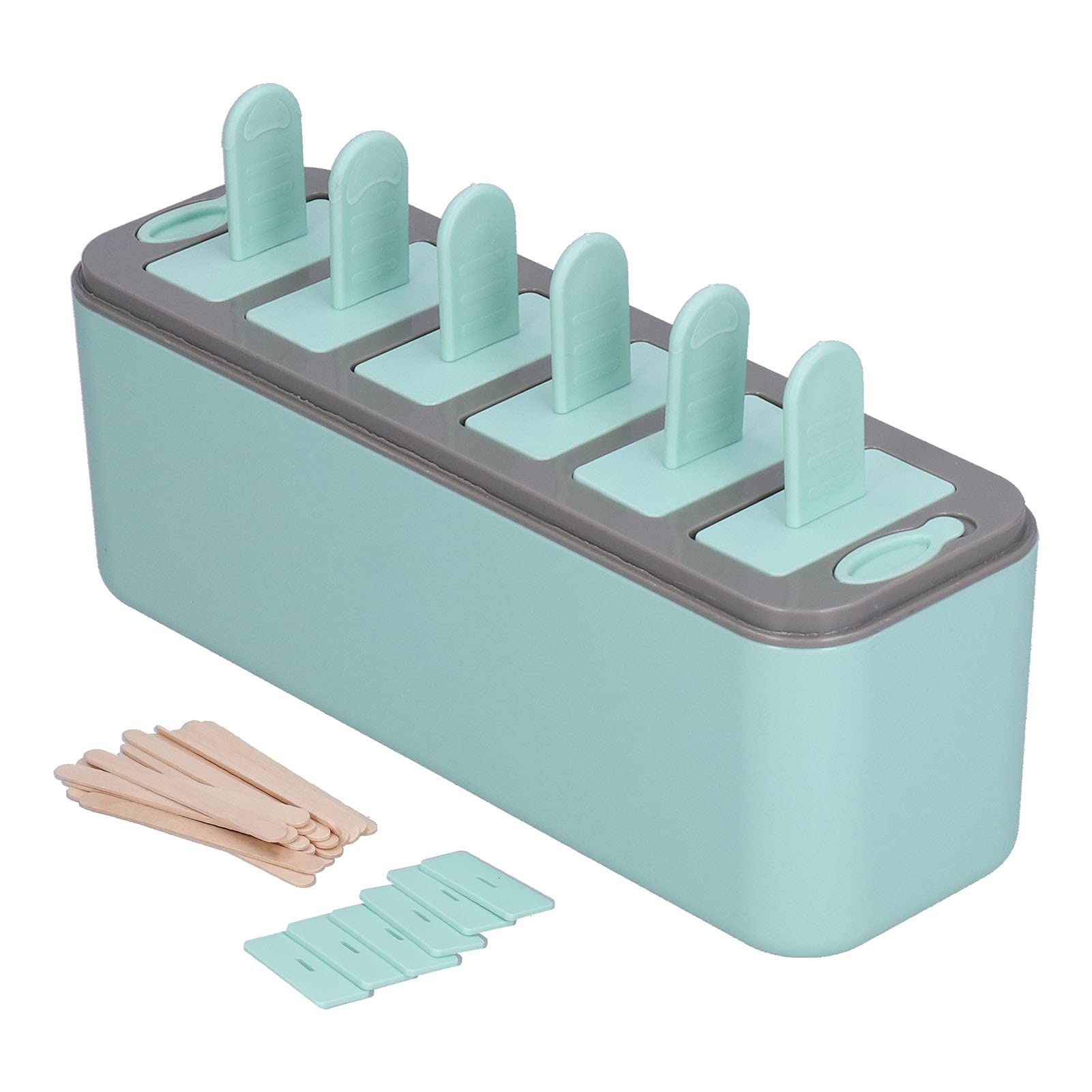 Best Popsicle Molds for Homemade Ice Cream - 6-Cavity Reusable Silicone Ice Pop Maker with Easy Release & Handle Cover - Perfect for Summer Treats, Kids Snacks, and Party Desserts at Home or Office
