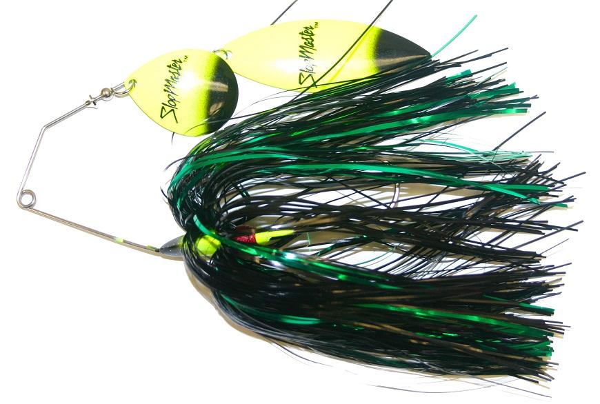 Buchertail 871 Slopmaster Tinsel Spinnerbait - Premium Fishing Lure for Bass, Pike & Walleye - Ideal for Freshwater & Saltwater Fishing