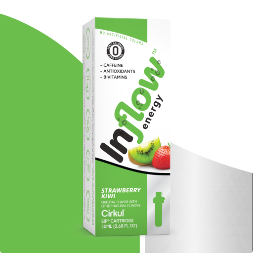 Inflow Energy Strawberry Kiwi Electrolyte Powder - Hydration Boost for Workouts, Sports & Active Lifestyle | Sugar-Free Energy Drink Mix with Vitamins & Minerals