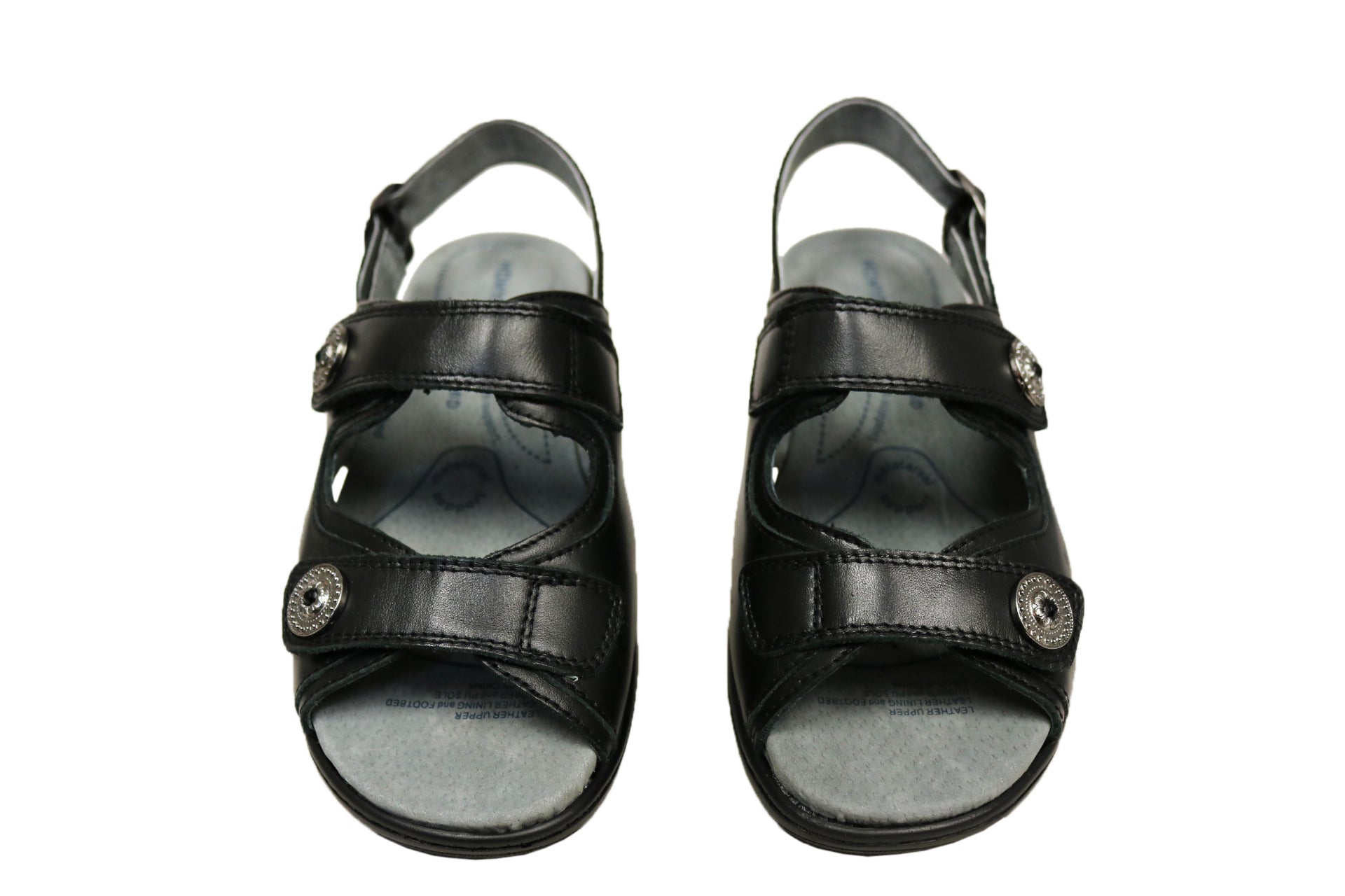Homyped Waverley Women's Supportive Leather Wide Fit Sandals - Comfortable Orthopedic Walking Shoes for Flat Feet - Perfect for Summer, Travel & Casual Outings
