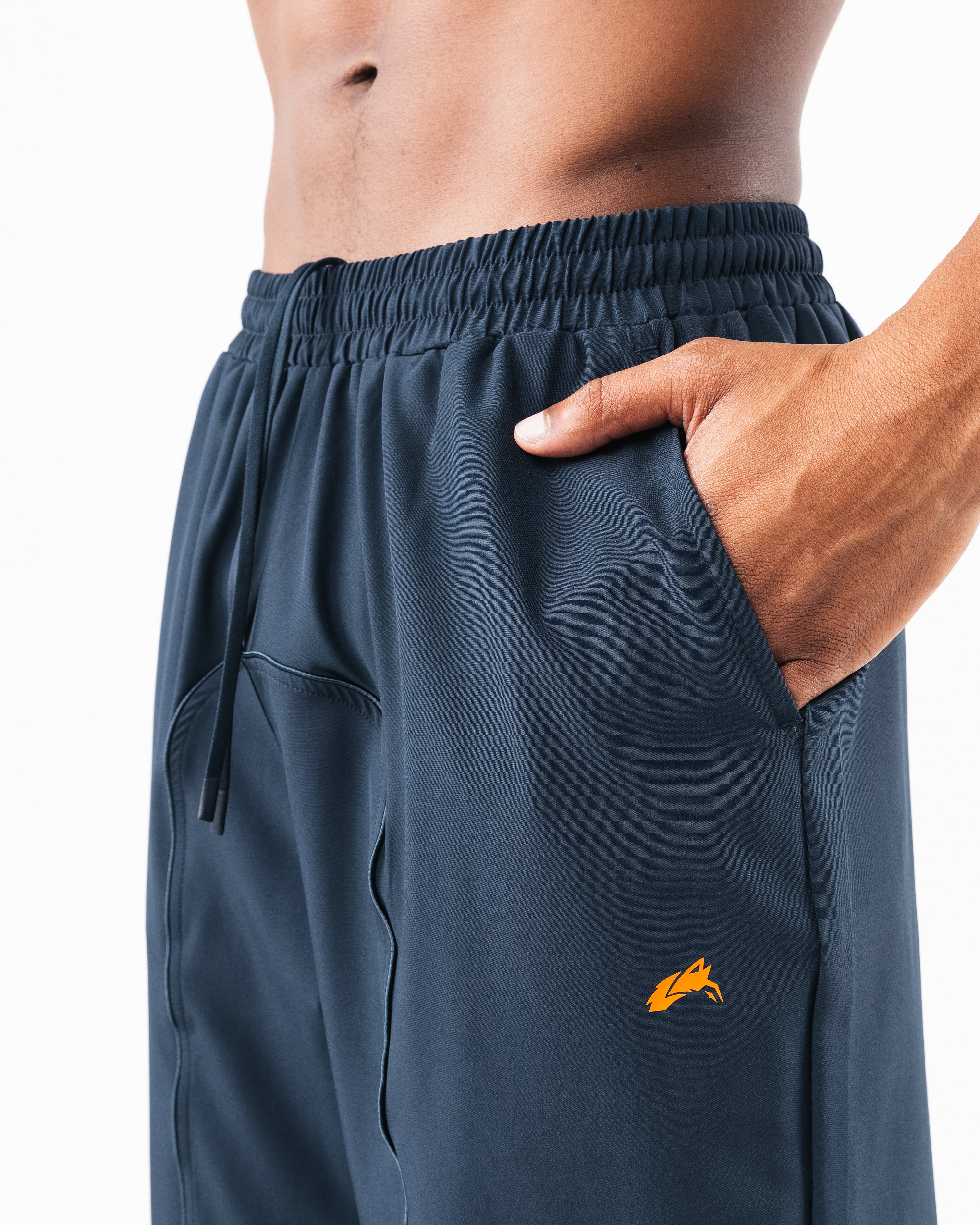 High-Performance Club Training Pants for Men & Women - Deep Navy Blue - Moisture-Wicking Gym Workout Joggers for Running, Yoga & Fitness