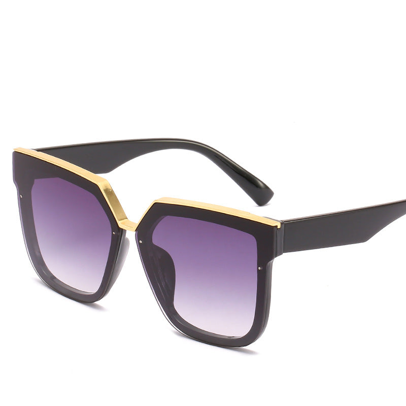 Stylish Metal Frame Sunglasses for Men & Women - Trendy UV Protection Shades for Outdoor, Driving & Fashion