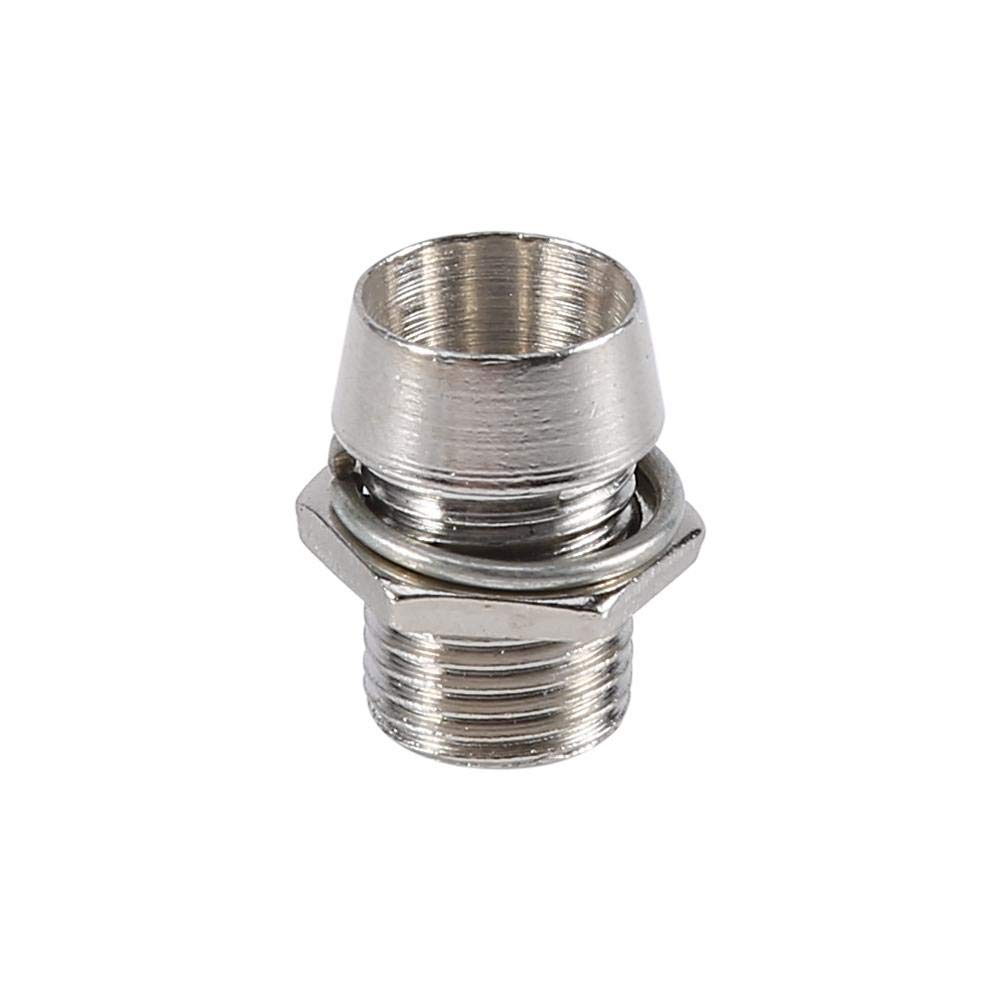 50pcs Silver 5mm LED Holders - Galvanized Aluminum Lamp Panel Mount with 0.3