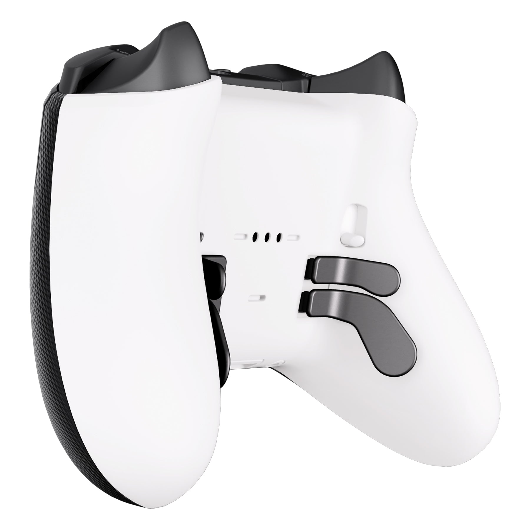 eXtremeRate White Replacement Bottom Shell Case for Xbox Elite Series 2 & Elite Series 2 Core Controller Model 1797 - Durable Custom Cover for Enhanced Grip & Protection - Perfect for Gaming, Streaming & Esports Tournaments