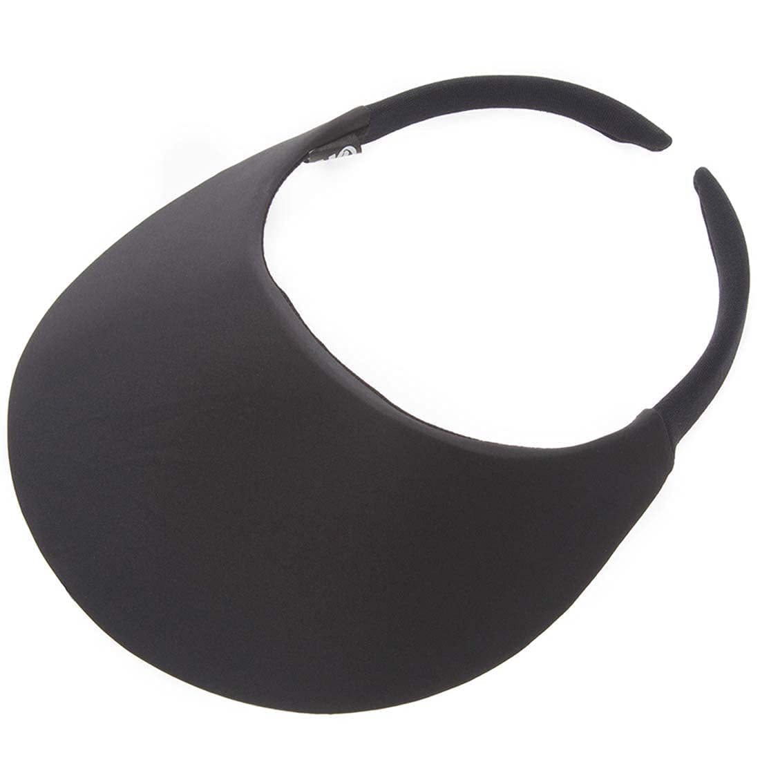 Women's No Headache Sun Visor Hat - Round Brim Sports Visor for Golf, Tennis & Running - UV Protection & Comfortable Fit for Outdoor Activities