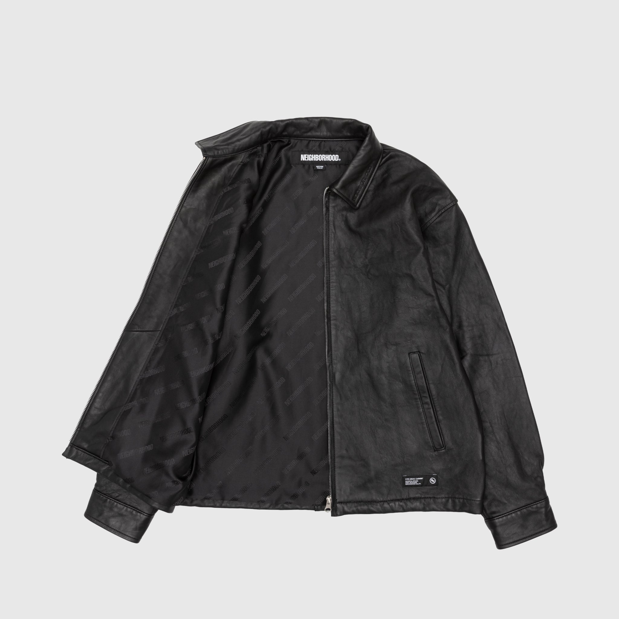 Premium Genuine Leather Zip Work Jacket for Men - Durable & Stylish Outerwear for Business Casual & Outdoor Activities
