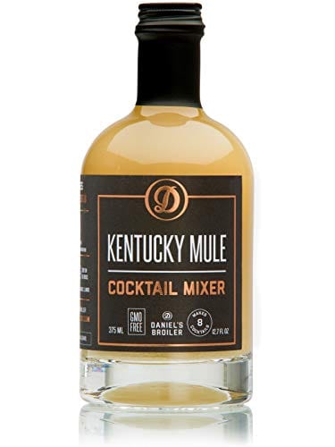 Daniel's Broiler Kentucky Mule Cocktail Mixer - Premium Steakhouse Craft Mix with Ginger, Lime & Organic Sugar (375ml) - Perfect for Parties, Home Bars & Cocktail Enthusiasts - Just Add Spirits & Garnish
