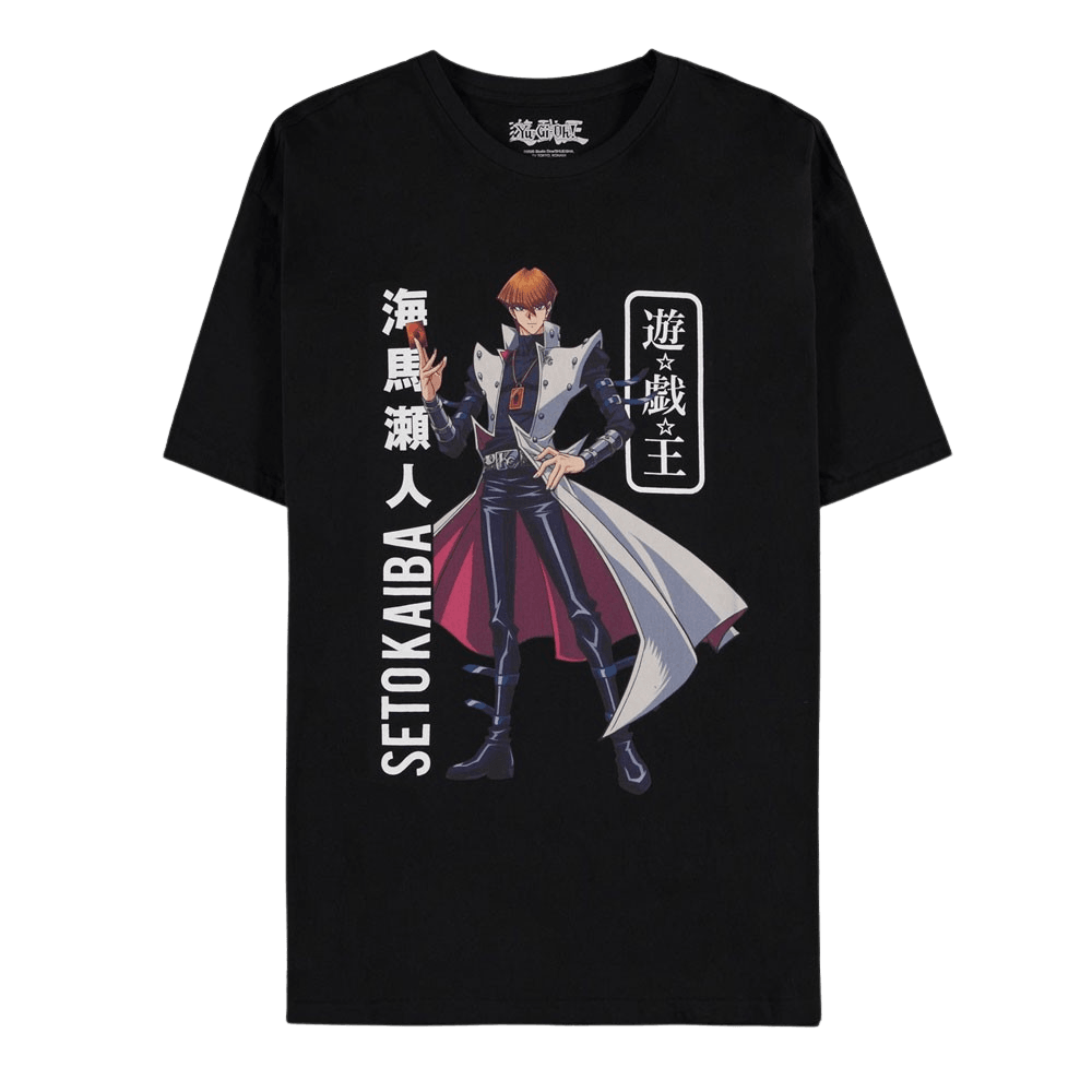 Yu-Gi-Oh! Seto Kaiba Anime Graphic Short Sleeve T-Shirt - Official Licensed Merchandise for Fans & Collectors - Perfect for Cosplay, Conventions, and Casual Wear