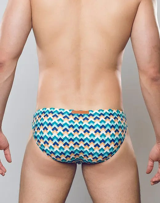 2Eros Chevy Print Swim Brief V10 - Stylish Men's Swimwear for Beach, Pool & Vacation - Comfortable & Quick-Drying Swim Trunks