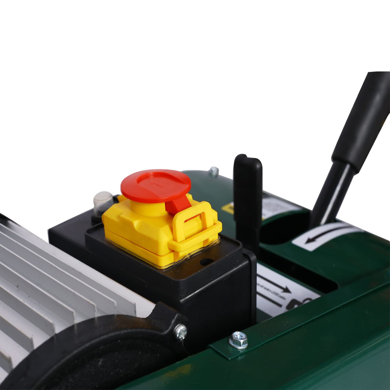 7 Ton Electric Log Splitter - 16A 2HP Double Flywheel Wood Splitter with Mobile Wheels | Horizontal Firewood Splitting Machine for Home Heating, Camping & Outdoor Wood Processing